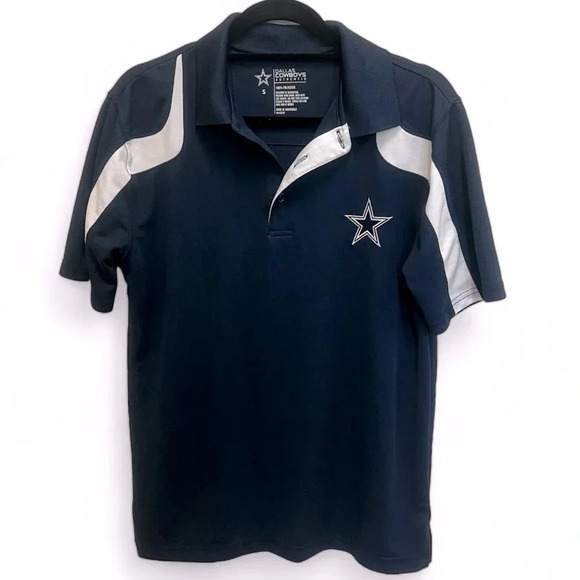 NFL Dallas Cowboys embroidered star polo shirt size small - Picture 1 of 5